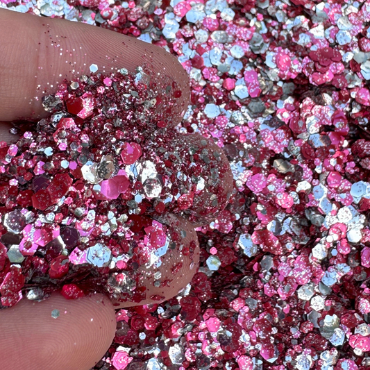 Candy Cane Christmas Eco Glitter Luminosity Glitter