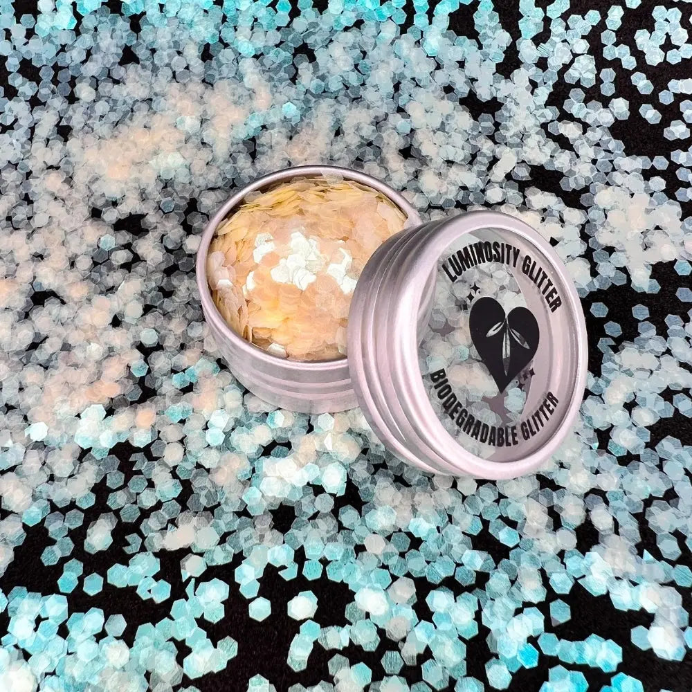 Opal mint super chunky plastic free glitter.