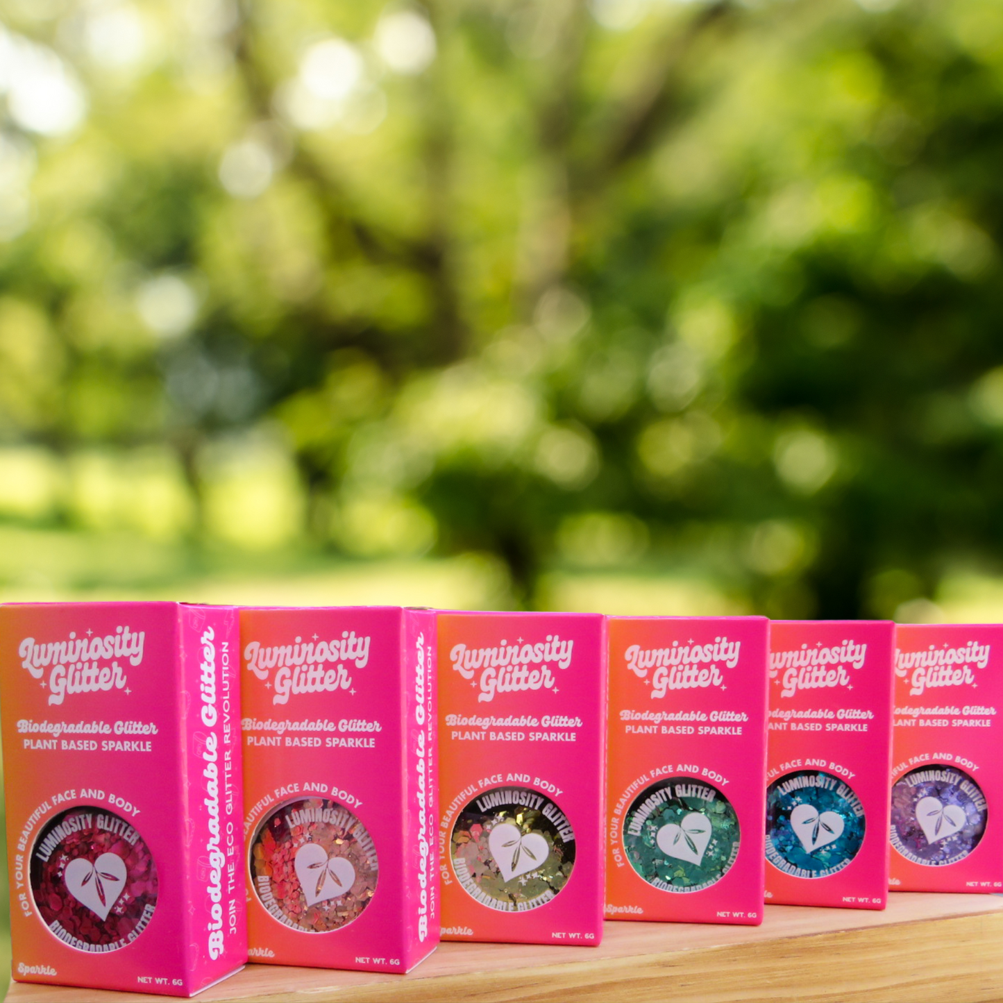 Love proudly bundle of eco friendly glitter