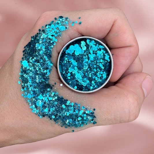 Sky Blue Eco Glitter Blend Luminosity Glitter