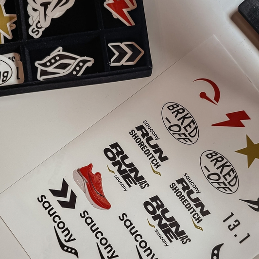 Saucony Half Marathon Pop-Up: Custom Temporary Tattoo Bar