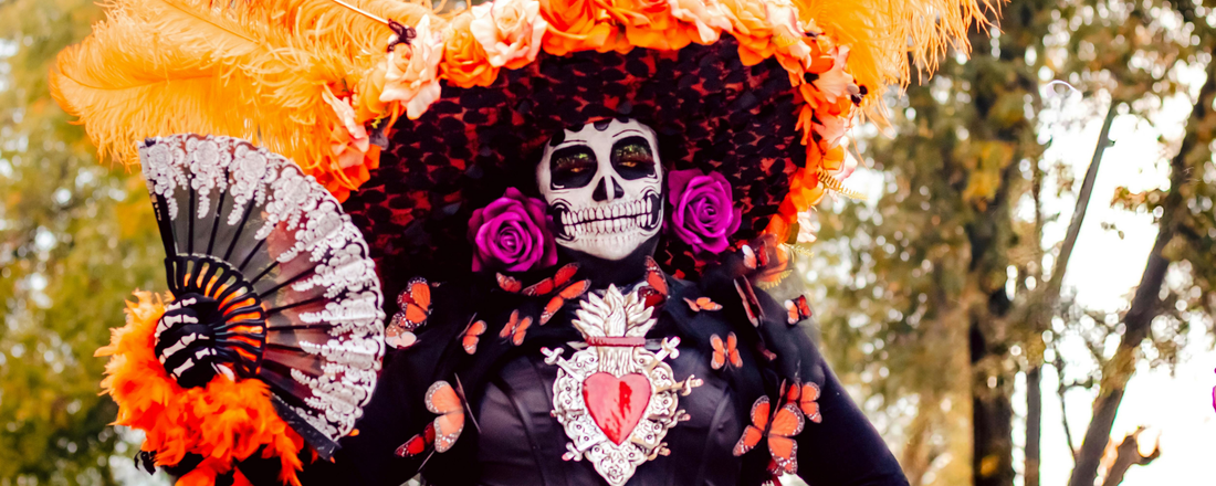 Sparkling Day of the Dead Sugar Skull Makeup Tutorial