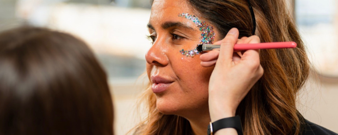 The Moon Festival Glitter Eye Design