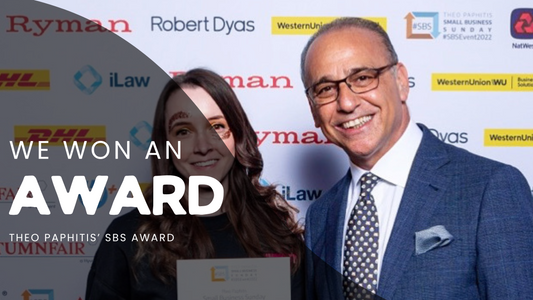 Luminosity Glitter won Theo Paphitis' SBS Award