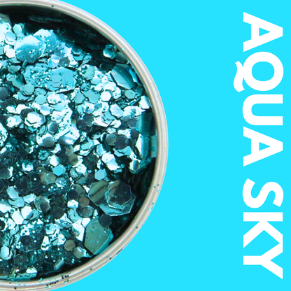 Aqua Sky Glitter Blend