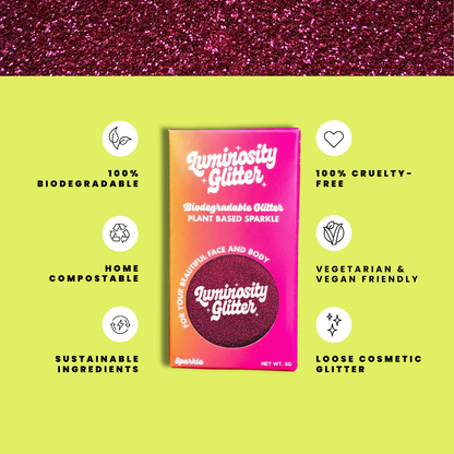 Dark Rose Ultra Fine Glitter Makeup