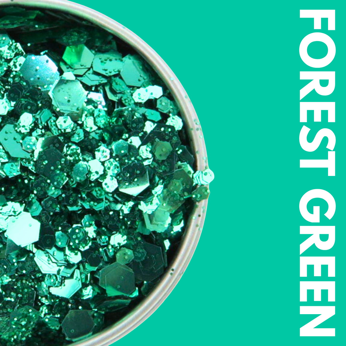 Forest Green Glitter Blend