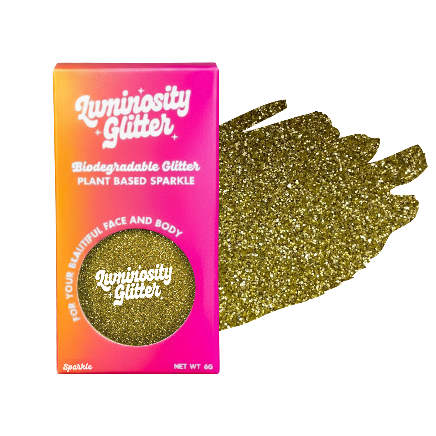 Gold Fine Glitter Makeup