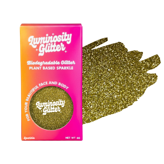 Gold Fine Glitter Makeup