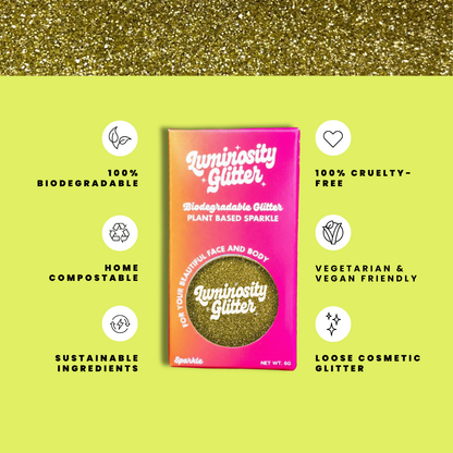 Gold Fine Glitter Makeup