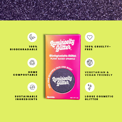 Purple glitter product details