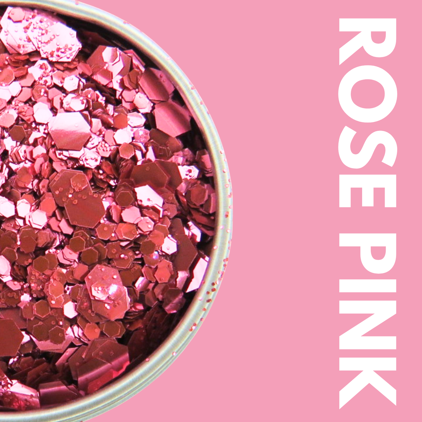 Rose Pink Glitter Blend