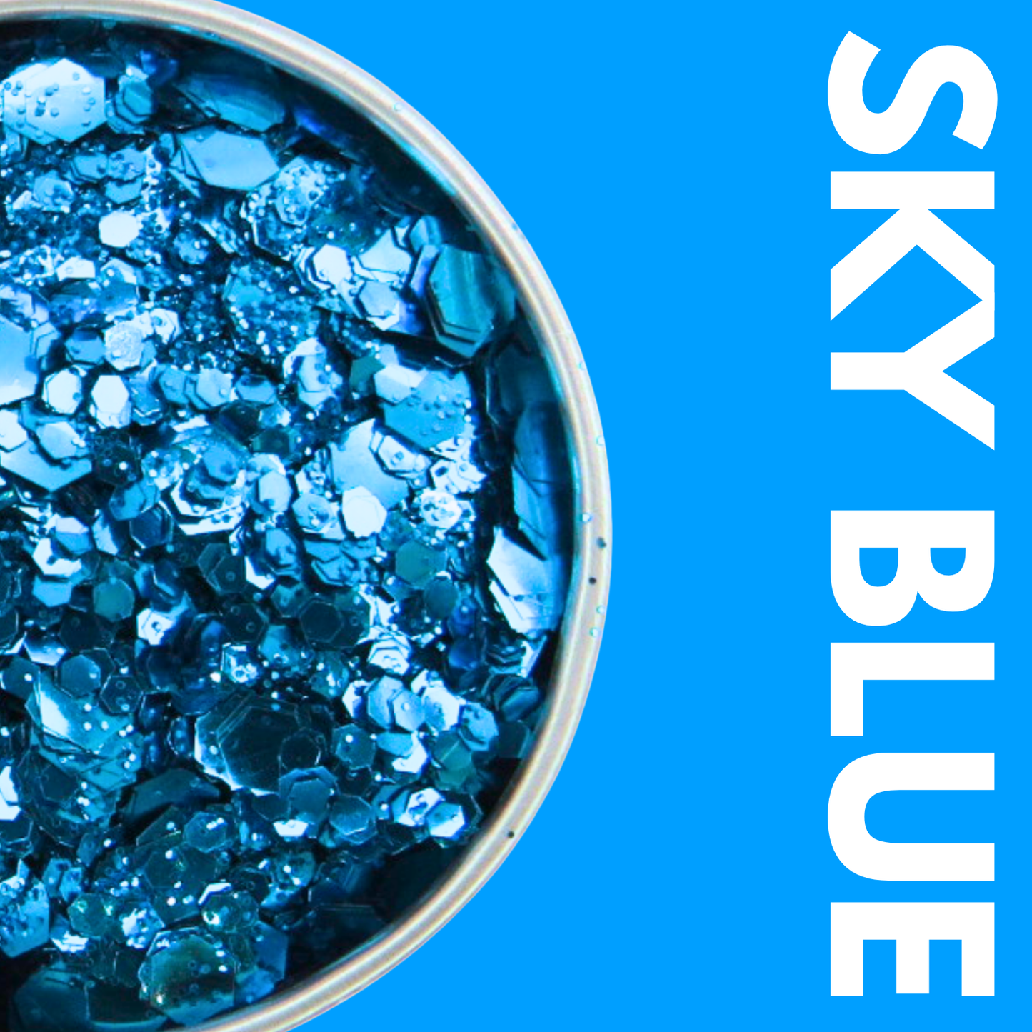 Sky Blue Glitter Blend