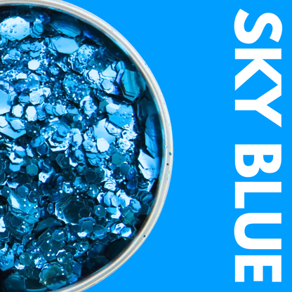 Sky Blue Glitter Blend