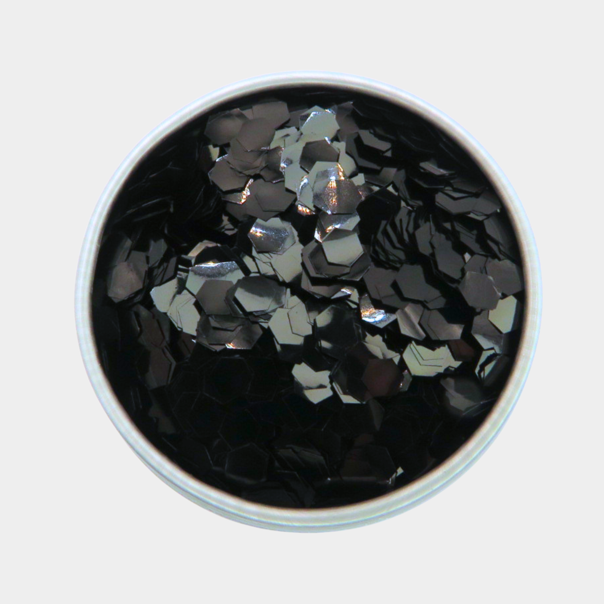 Obsidian Black Super Chunky Eco Glitter Luminosity Glitter