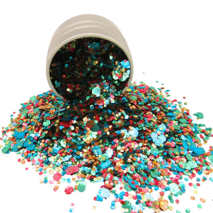 Chameleon Festival Glitter Mix: biodegradable cosmetic glitter by Luminosity Glitter