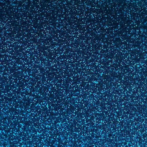 Close up of Luminosity Glitter's blue fine eco glitter