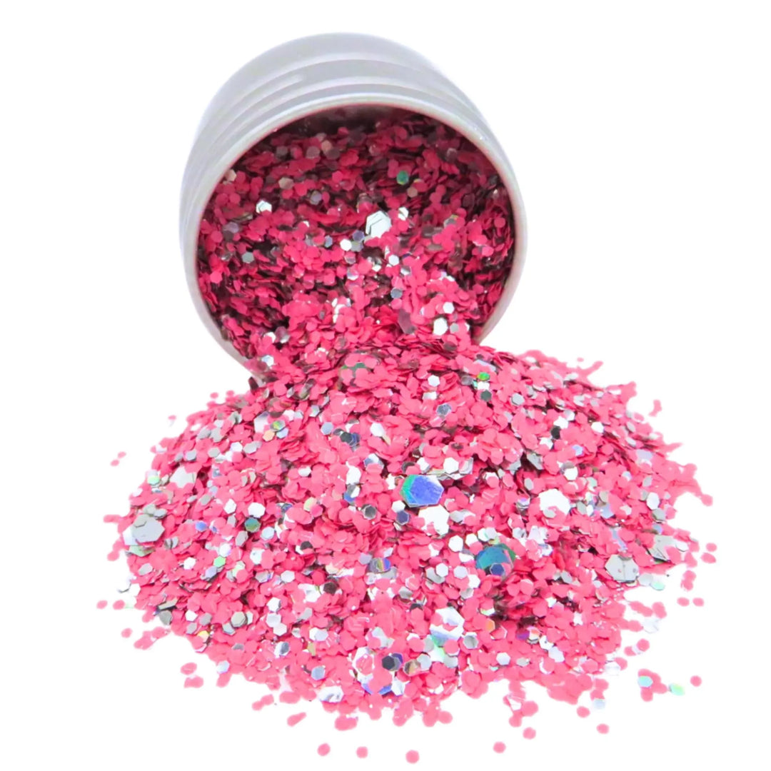 Disco Mingo Chunky Glitter Mix: biodegradable cosmetic glitter by Luminosity Glitter