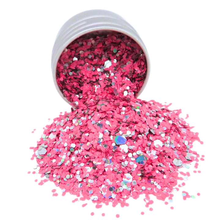 Disco Mingo Chunky Glitter Mix: biodegradable cosmetic glitter by Luminosity Glitter