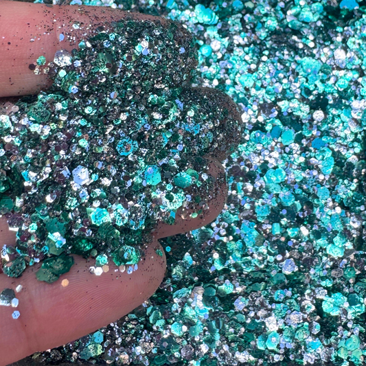 Disco Zombie Halloween Glitter Luminosity Glitter