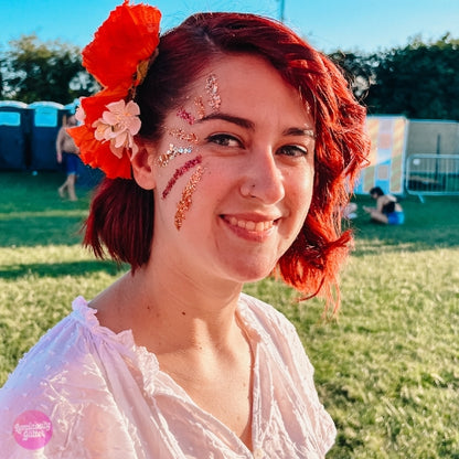 Blush Red Glitter Blend