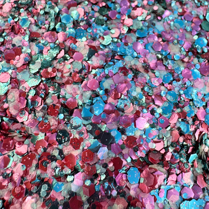Cotton Candy Delight – Trans Pride Flag Eco Glitter Luminosity Glitter