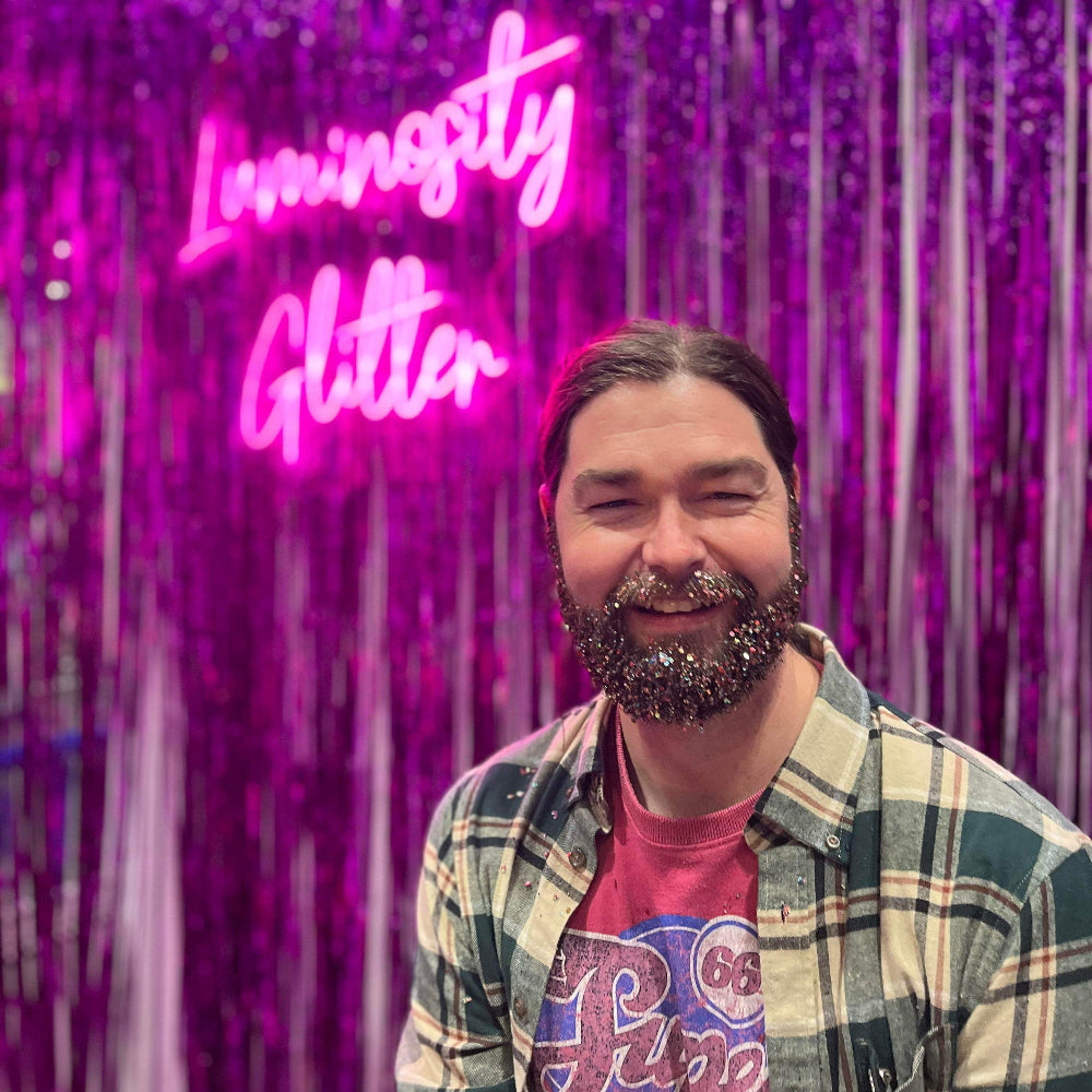 glitter beard