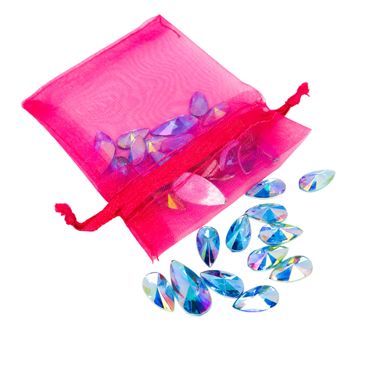 Ice Blue Reusable Face Gems