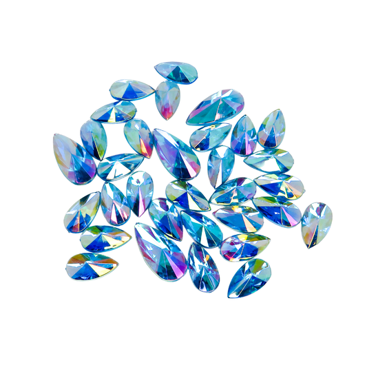 Ice Blue Reusable Face Gems