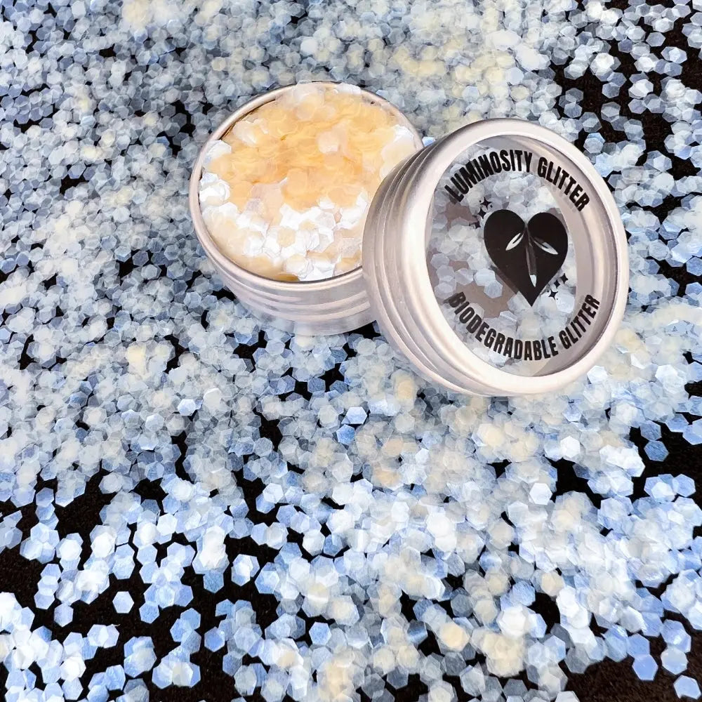 Opal Aqua super chunky plastic free glitter.