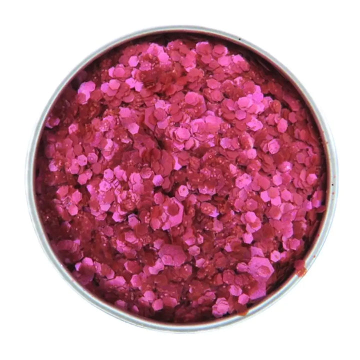 Raspberry Sorbet Festival Glitter Mix: biodegradable cosmetic glitter by Luminosity Glitter