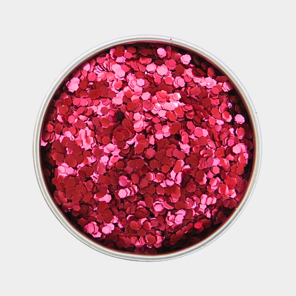 Blush Red Chunky Eco Glitter Luminosity Glitter