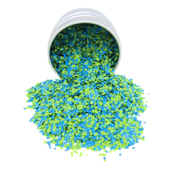 Sea Turtle Opaque Chunky Glitter Mix: biodegradable cosmetic glitter by Luminosity Glitter