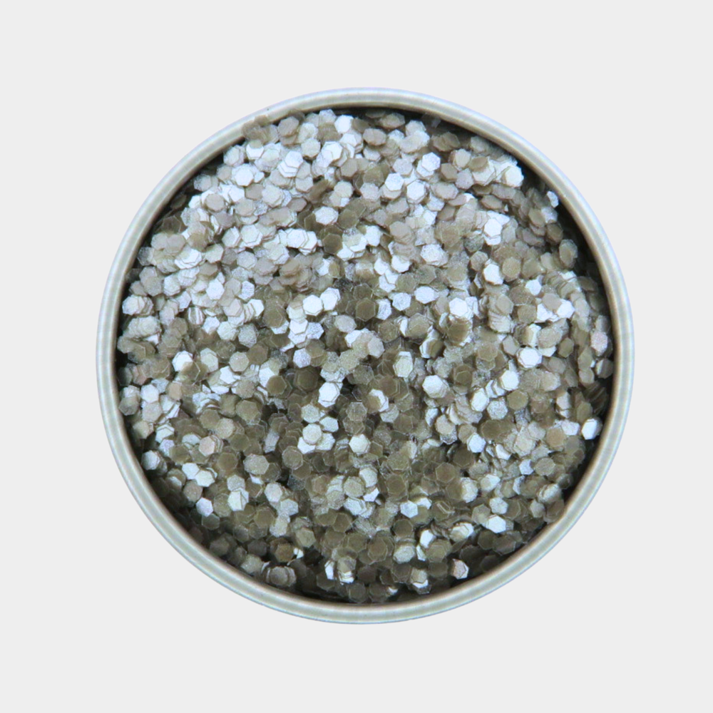 Silver Mist Chunky Eco Glitter Luminosity Glitter