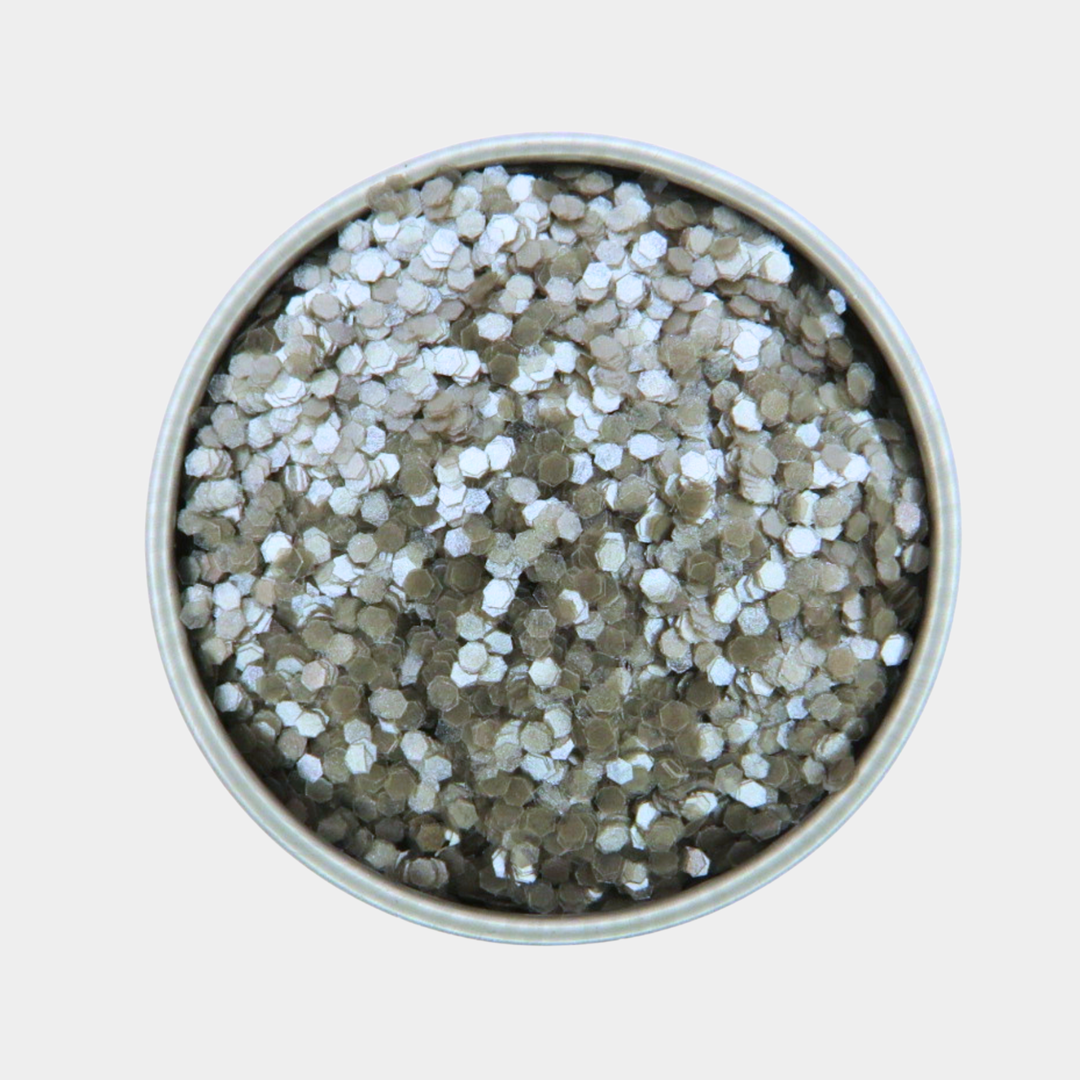 Silver Mist Chunky Eco Glitter Luminosity Glitter