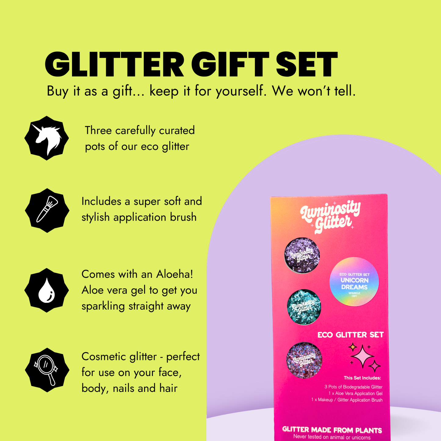 Unicorn Dreams Festival Glitter Set